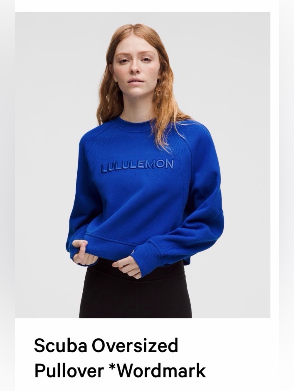 Lululemon - Scuba Oversized
Pullover *Wordmark - Size XS/S - Picture 5 of 5
